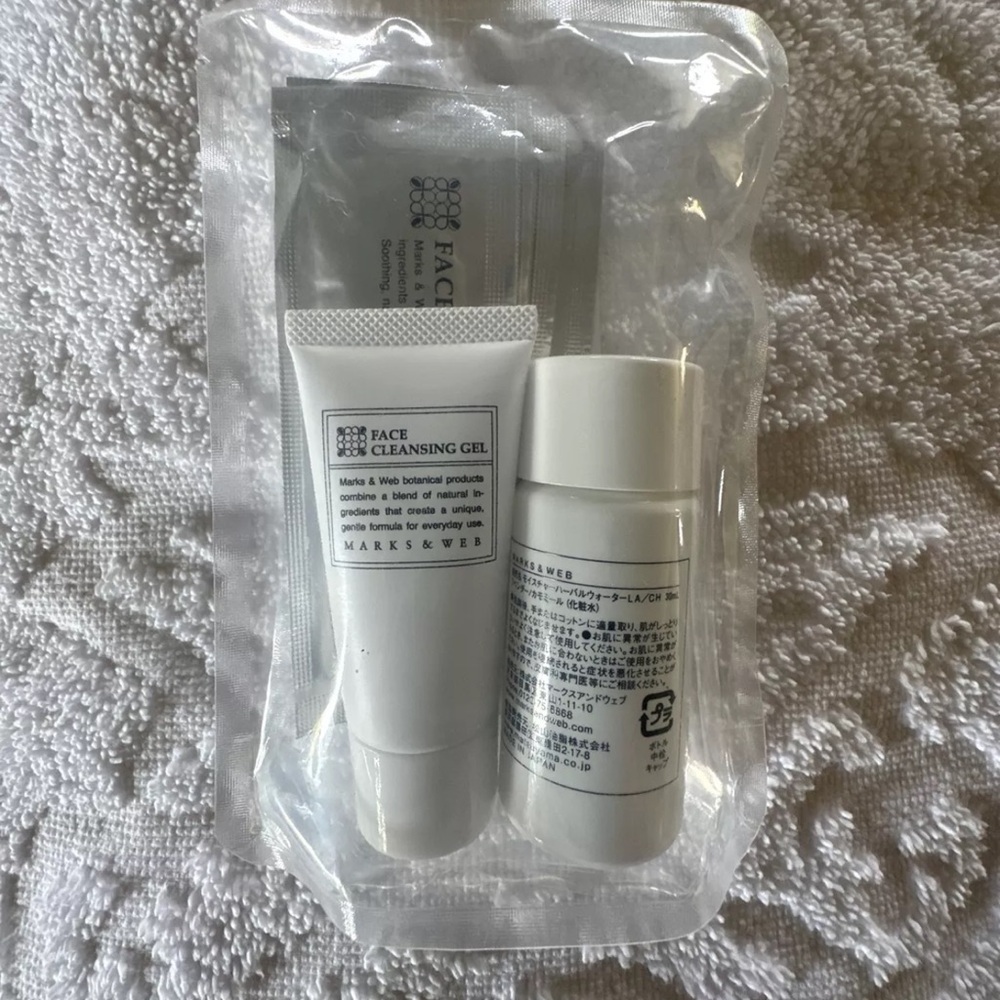 NEW Marks & Web Matsuyama Face Cleansing Set Lavender Chamomile Made In Japan